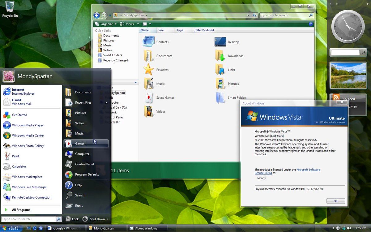Alternate timeline Windows Vista where it had remained with the Beta 1 aesthetics.