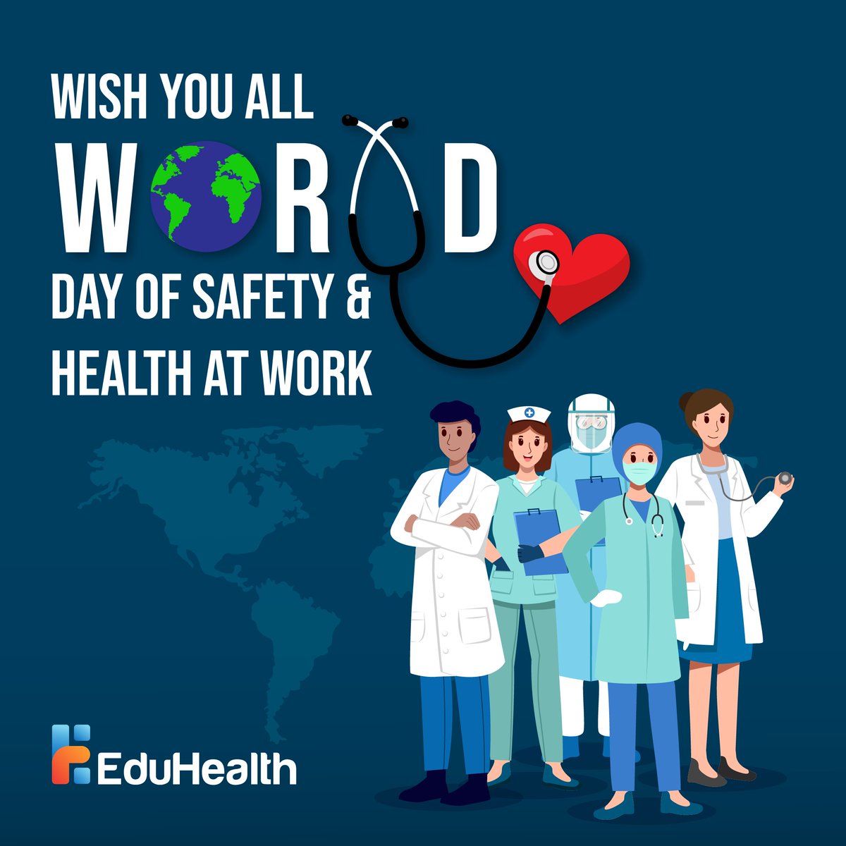 Happy World Day of Safety and Health at Work to all the dedicated nurses and healthcare professionals ensuring the well-being of students every day! 🩺
Let's continue to prioritize safety and health in the workplace.
#Healthcare #SafetyFirst #StudentHealth #work