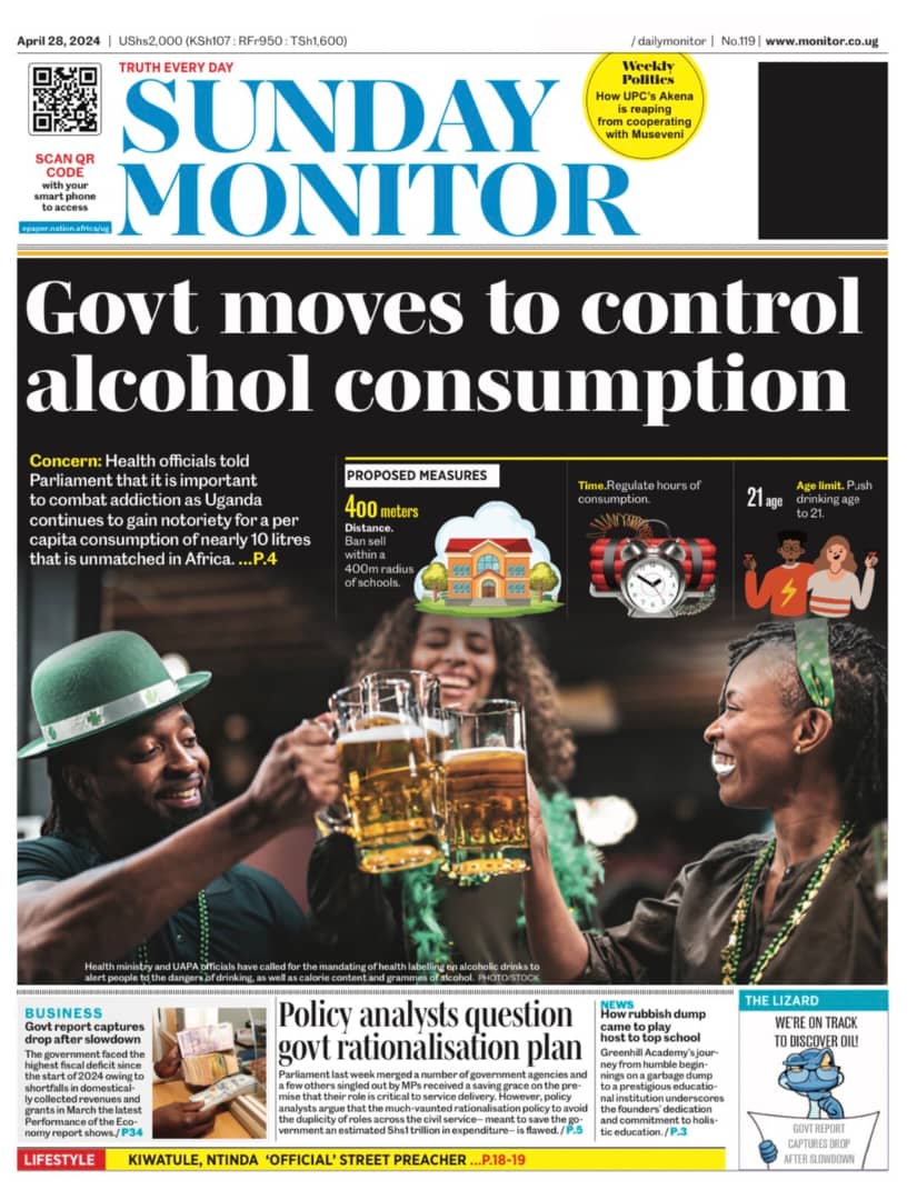 If you can access yesterday's @DailyMonitor , our cause is on the front page! 

What do you say? 

#ADCBUganda2023 #alcoholawarenessmonth