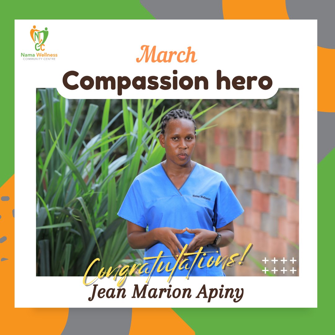 Meet our double champ, Ms. Jean Marion Apiny!
March's Compassionate Heroes Award winner and April's Employee of the Month. 
Join us in applauding her incredible impact! 👏 
#CompassionateHeroes #EmployeeOfTheMonth
<a href="/FACEofHealth/">Focus Area for Compassion and Ethics (FACE)</a> <a href="/Picho1900/">Pauline Picho Keronyai</a>