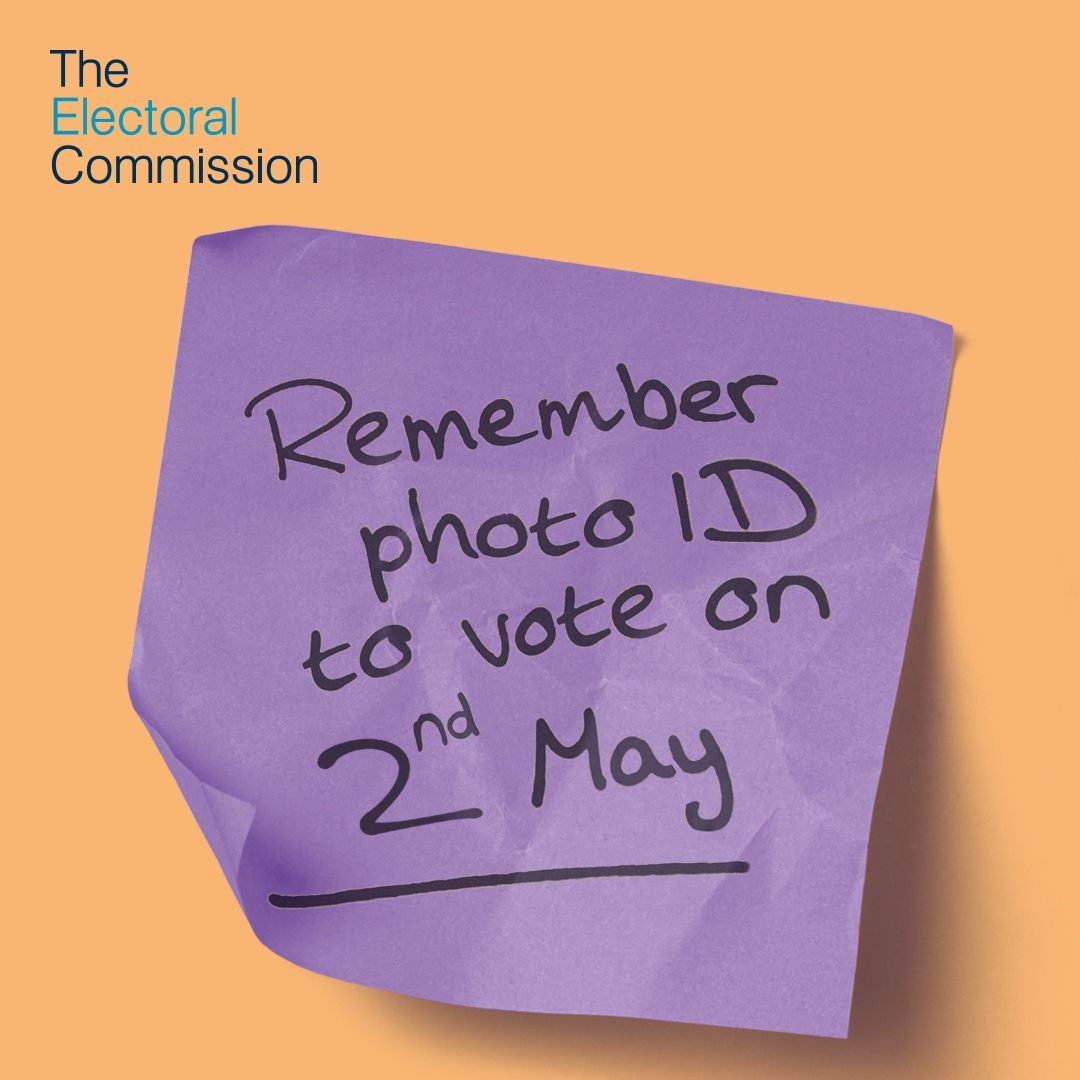 🚨 REMEMBER 🚨 

This Thursday (2nd May) is the Police and Crime Commissioner Elections.

You will need Photo ID to vote in this election.

You can find out more about PPCs do, Photo ID, and the candidates standing in our blog post below:

buff.ly/3xUK8IY

@RBWM @fhsrbwm