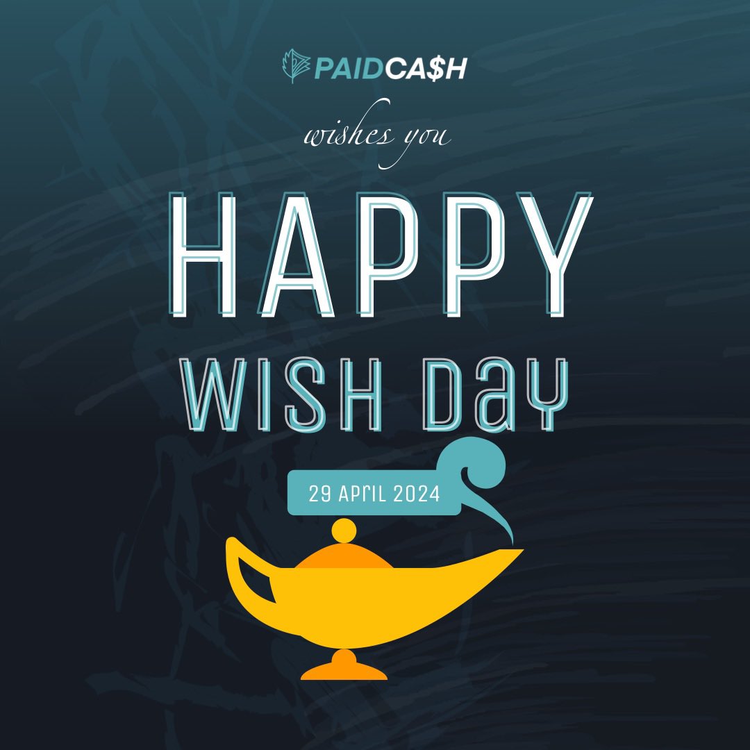 What would you wish for?

Join us now and maybe we can make your dreams come true regarding some pocket money!

#paidcash #earnmoney #wishday #earnmoneyonlinefromhome #earnmoneytoday #earnmoneyfromhome