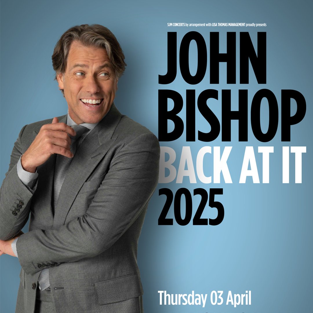 📣 NEWS: @JohnBishop100 returns with his Back At It tour in 2025 🙌

🎟️ Tickets go on general sale Thu 2 May, 10am. Learn more here: lwtheatres.co.uk/whats-on/john-…