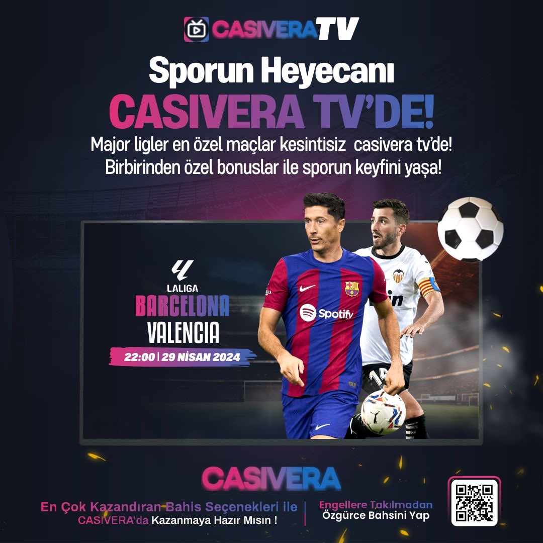 🔥FUTBOLUN HEYECANI CASİVERA'DA 🎁 Her güne özel 100 oranlı kombie bonusu 🎁 %100 Major lig bonusu 🎁 %25’e Varan spor kayıp bonusu 📺Casivera TV t.ly/CasiveraTV 🔥 Casivera Giriş t.ly/CasiveraXgiris