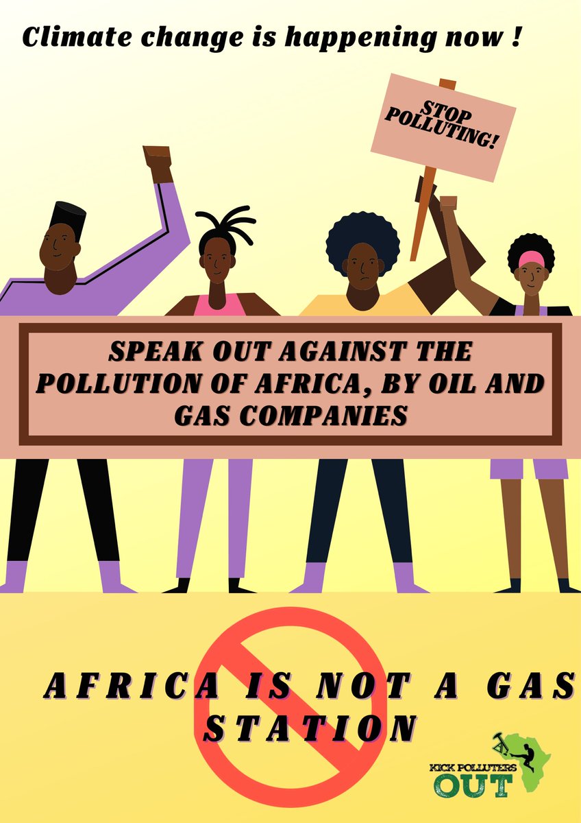 Big oil and gas companies have always had their eyes on Africa as a source of fossil fuels.

These projects are pushed as a huge opportunity to boost our economies, but they are not !

It’s is a terrible deal for Africa, because the gas extracted from African countries won’t…