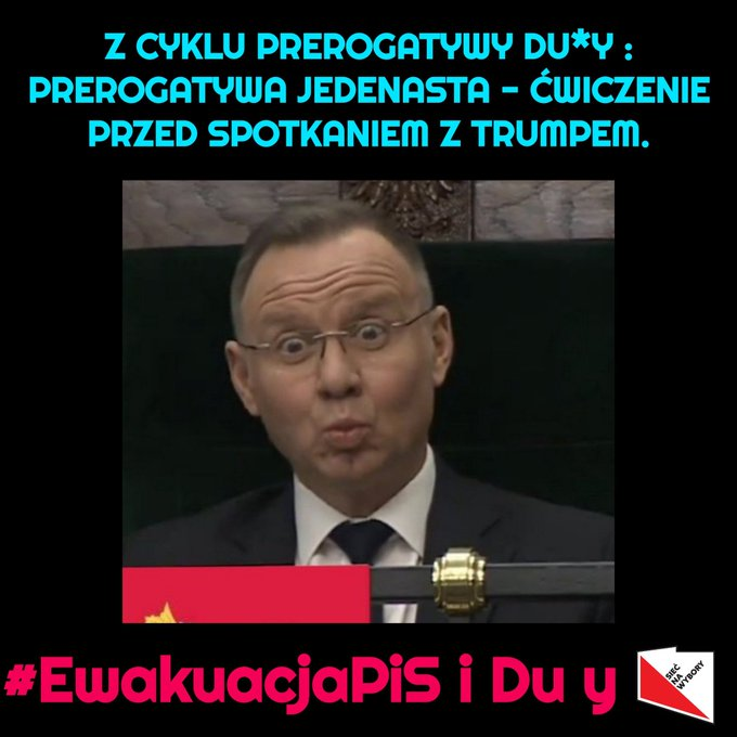 Ja nie wiem 🤔😳 Dziwny człowiek na stanowisku🤔 Tylko czemu pokazuje jak zrobić odbyt🤨😵‍💫 Znaczy pokazuje gdzie ma Obywateli czy jak🤔🧐 Czy to wskazówka dla Mastalerka co ma wystawić na spotkaniu przyjaciół putina i orbana🤔🧐 #WasJużNieMa