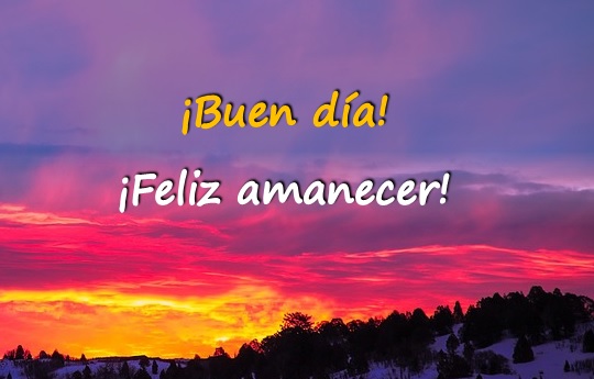 ¡Buen día! ¡Feliz amanecer! ¡Feliz y bendecida semana para todos! _____ #FelizDía #BuenosDeseos #BuenDía #FelizLunes #BuenosDías #Saludos #FelizInicioDeSemana