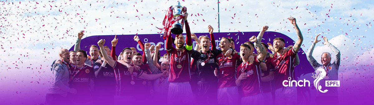 Tough choice for this week's header photo 🤔🏆 #cinchSPFL | @StenhousemuirFC