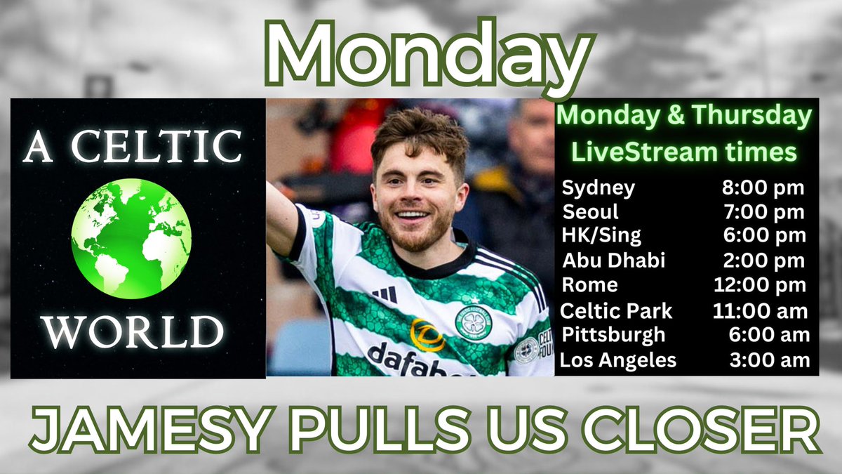 Jamesy, Scales, Beaton, Brendan.... We address the big talking points & more. Have your say! 11am Glesca time YT livestream! Join in... 🍀We are crap but winning - links in pinned post🍀 🍀A Celtic World - Coming Alive For The Run-In🍀 #celtic #celticfc #celticglasgow