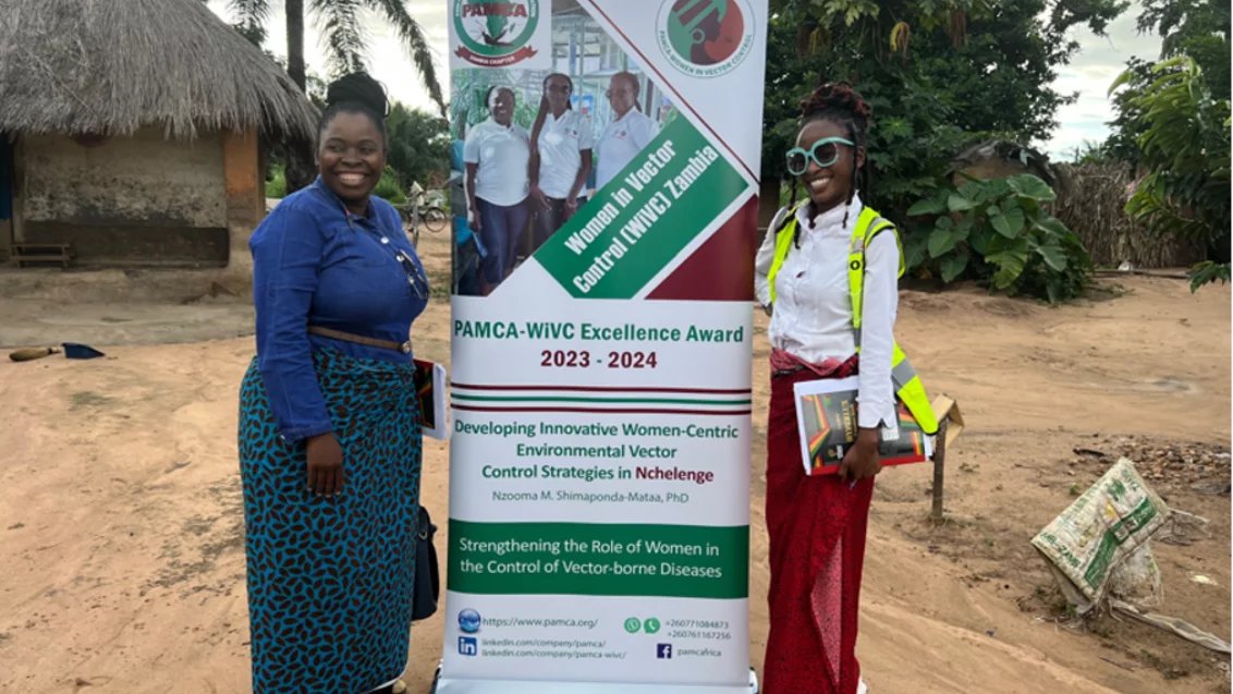 In commemoration of #WorldMalariaDay2024, Dr. Nzooma Munkwangu -recipient of the #PAMCA - WiVC 2023 Mid-Career Excellence award got featured on #Syngenta Vector Control Website. #EndMalaria Read more: lnkd.in/eYxe5efu @SyngentaMalaria @NzoomaMataa @Pamca_Wivc