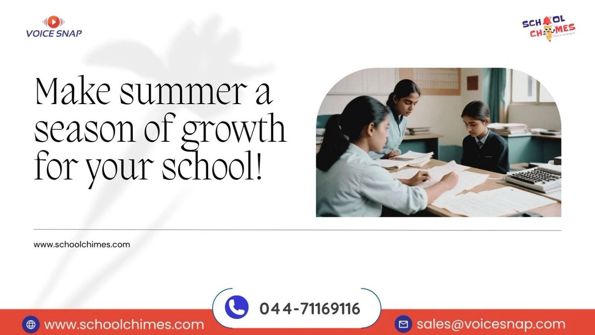 Make summer productive with School Chimes. Effortless staff scheduling, data-driven decisions & more!

Read here: linkedin.com/pulse/making-m… 

#EffortlessSchools #SummerPrep #SummerEfficiency #SchoolSuccess #EdTech #Schoolchimes #Linkedinarticle #Schooltech #Schoolsoftware