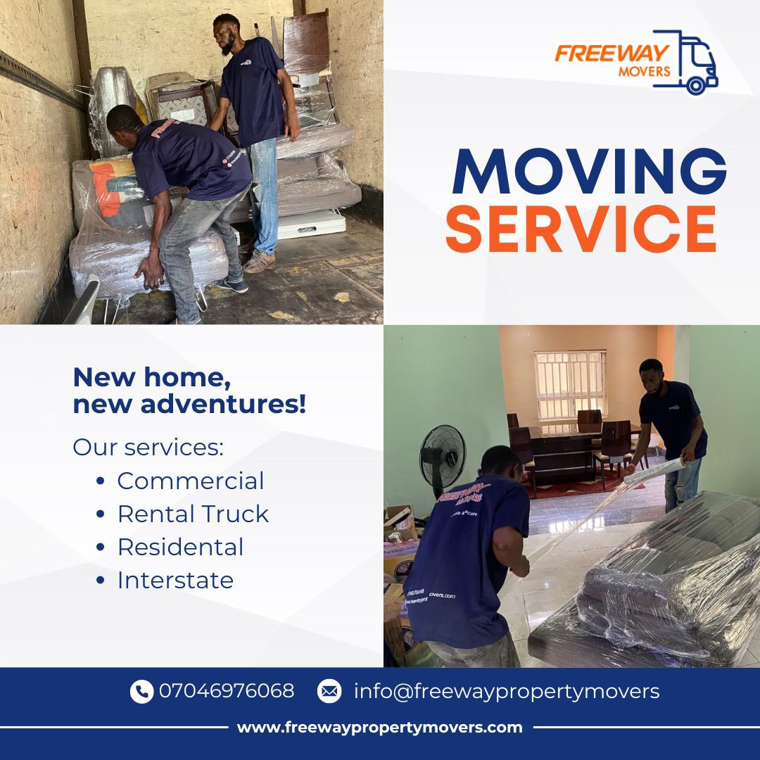 Are you moving soon?

We offer a competitive pricing solution to your moving needs. 

Get a free quote now! 

☎️07046976068

#movingservices 
#movingmadeeasy 
#freewaymovers 
#freewaypropertymovers