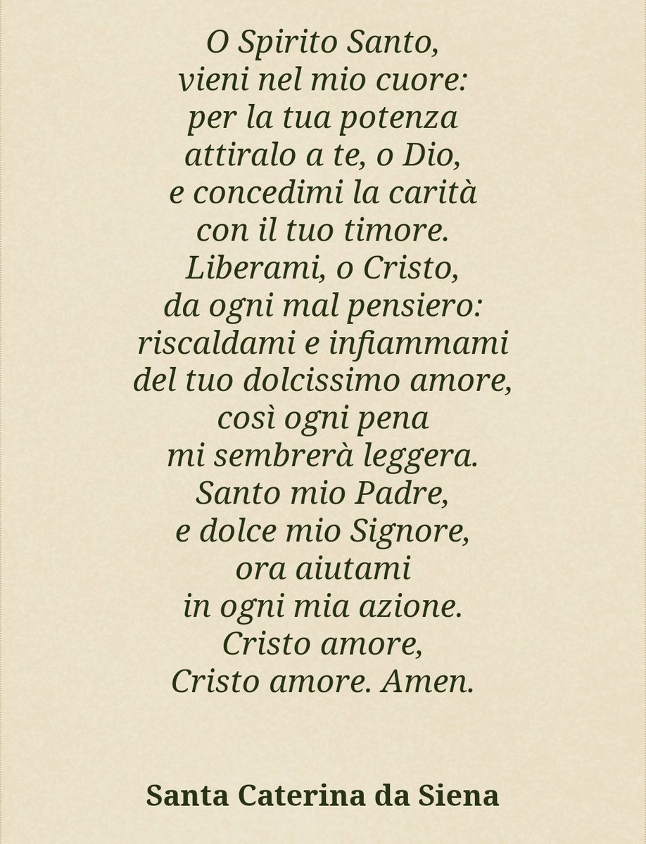 #29aprile santa Caterina da Siena Patrona di Roma e d'Italia, compatrona d'Europa e Dottore della Chiesa #santaCaterinadaSiena