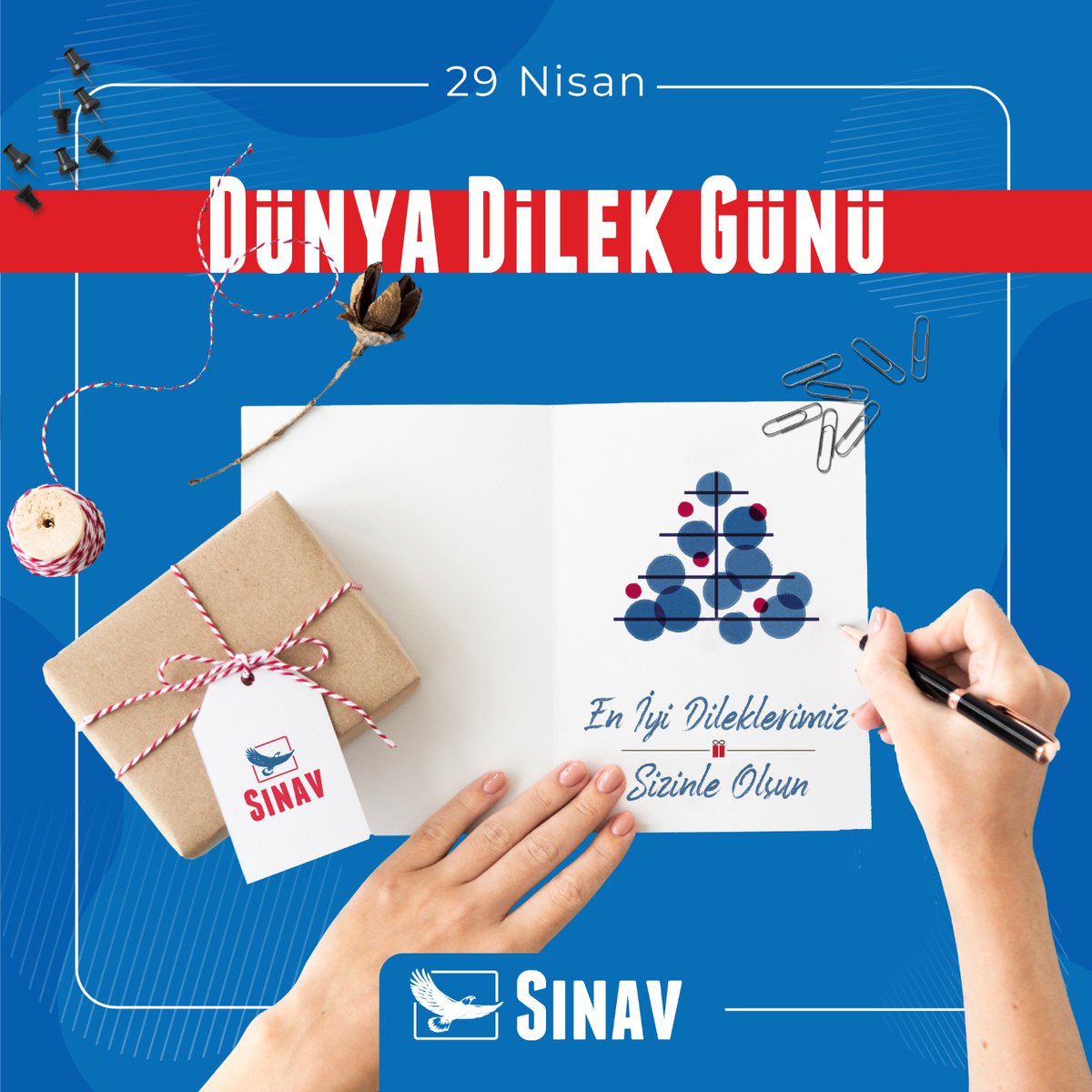 Her yıl 29 Nisan’da  #worldwishday  38 ülke ile birlikte Türkiye’de de kutlanmakta, hayati tehlike taşıyan hastalıkla savaşan 3–18 yaş arası çocukların dileklerini gerçekleştirmek için çalışmalar yapılmaktadır.
Dünya Dilek Günü kutlu olsun!

#sınaveğitimkurumları #dünyadilekgünü