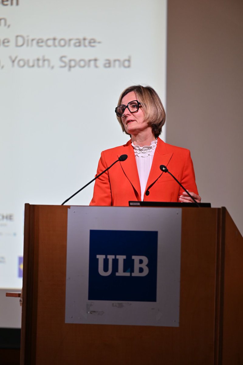 @ULBruxelles @EutopiaUni @theneurotechEU @UMontium We have the pleasure of welcoming @PiaAhrenkilde Director-General of the Directorate-General for Education, Youth, Sport and Culture for the opening keynote 'A blueprint for a European degree' @EU_Commission
