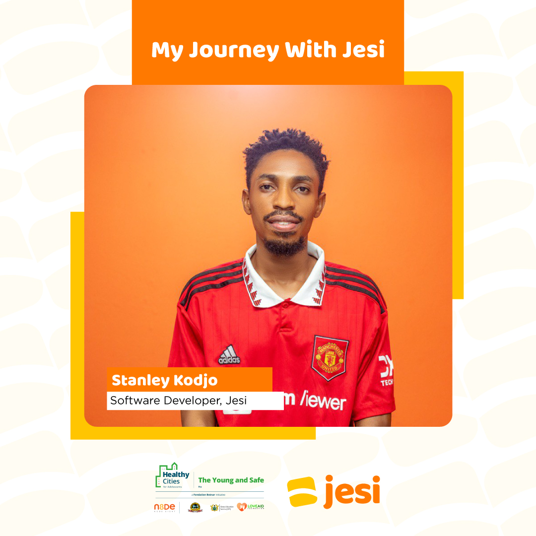 Stanley Kodjo is a multifaceted individual, combining his love for rap, watching ice hockey, and coding. Driven by both a passion for enjoyment and a desire to make a positive difference, Stanley enrolled in the Jesi Young and Safe Scholarship. #MyJourneyWithJesi 1/4