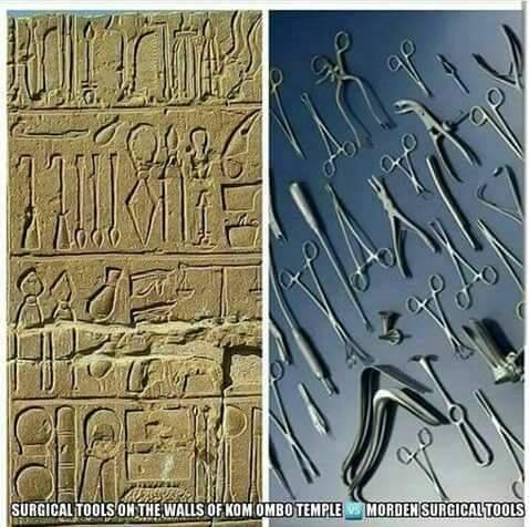 Medical Instruments at Kom Ombo Temple #AncientEgypt #Kemet #KnowThyself