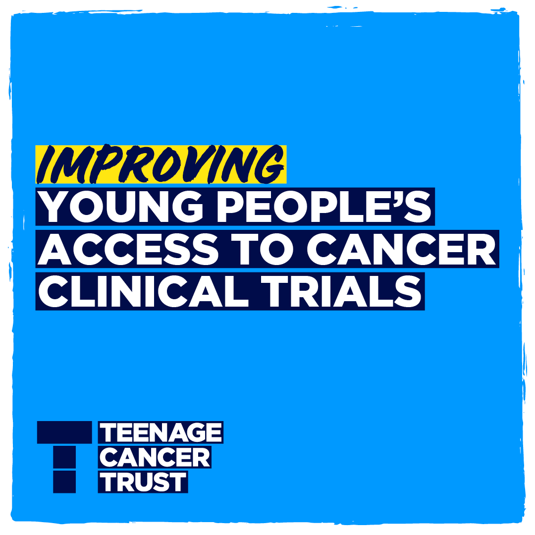 Today we’ve published our new report: Improving Young People’s Access to Cancer Clinical Trials 📝 This report warns that too many young people with cancer are missing out on the chance to take part in innovative clinical trials which could increase their chances of survival.