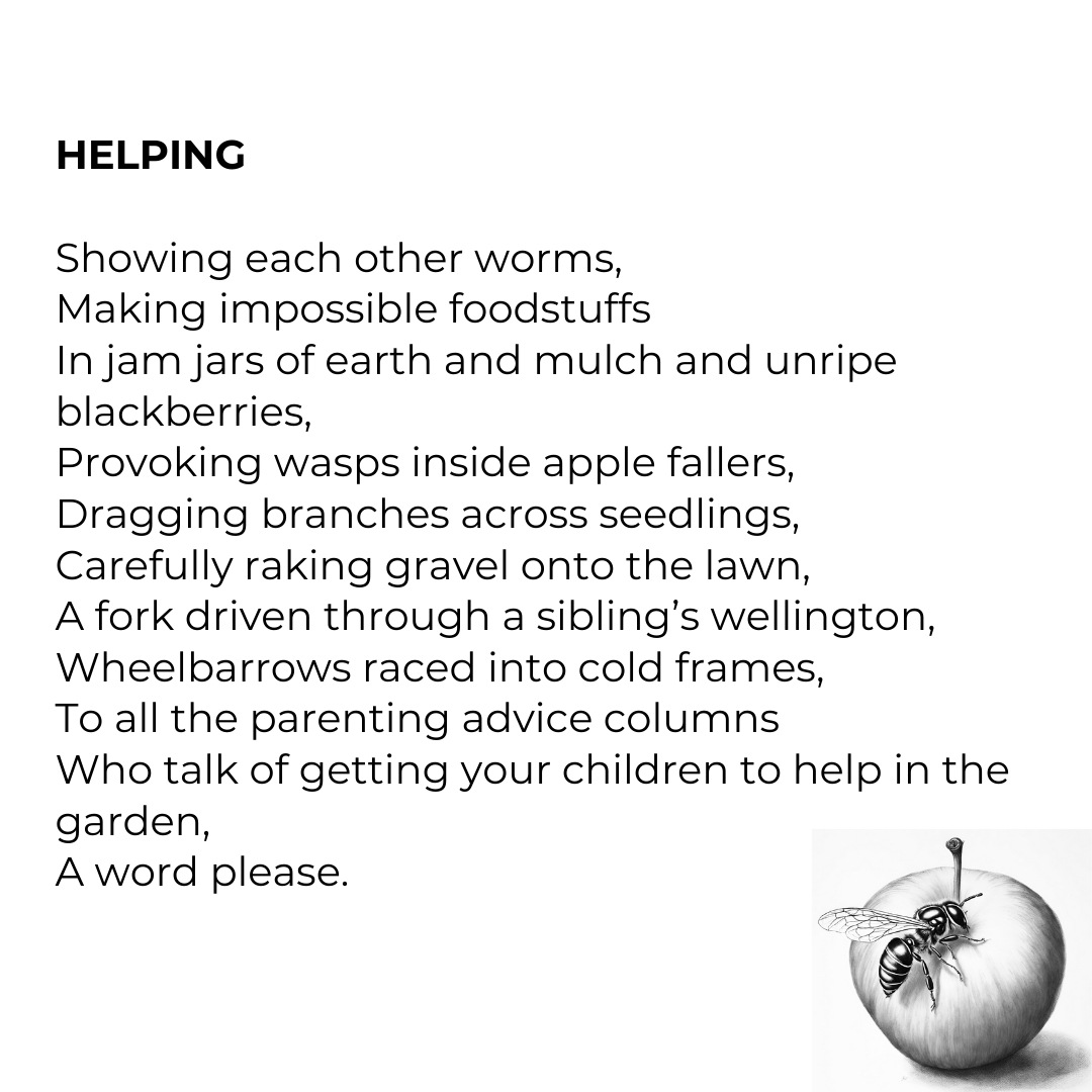 An old poem to celebrate the start of National Gardening Week. 

#nationalgardeningweek #gardening #nationalgardeningweek2024 #gardeningwithkids #kidsgardening 

#poem #poetry #poemoftheday #dailypost #dailypoem #dailypoems #writing #writingcommunity