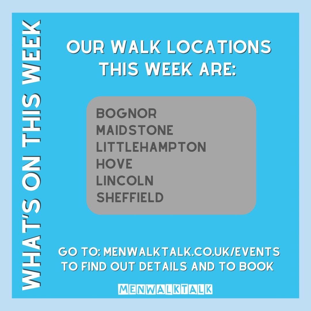A jam packed week of walks! Come and join us! All info on our website: buff.ly/35u7ovm 🙌🏻