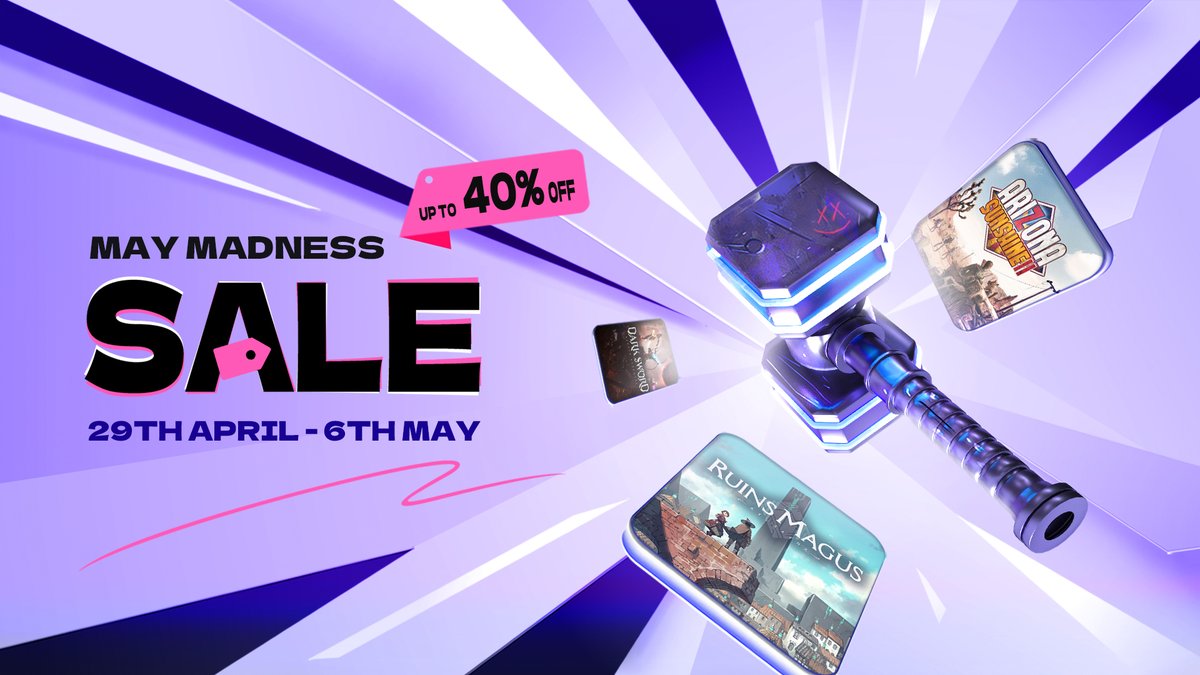 Gear up for adventure this Labor Day at the Pico Store MAY MADNESS Sale! Immerse yourself in a handpicked selection of VR games with incredible discounts. Upgrade your gaming experience this holiday with Pico Store’s unmissable offers#PicoStoreMayMadness#VRFun