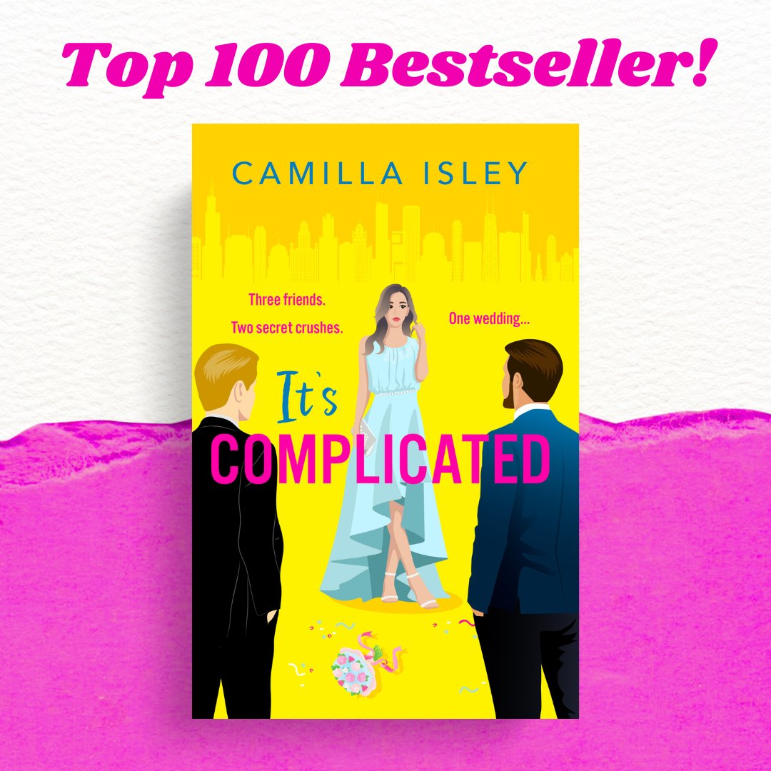 🌟 TOP 100 BESTSELLER 🌟 Huge congratulations to @camillaisley! 🎉 We're thrilled to see #ItsComplicated in the Top 100 Kindle bestsellers chart! 👏 Get your copy of this laugh-out-loud, friends-to-lovers romantic comedy for just 99p! 💖 mybook.to/ItsComplicated…