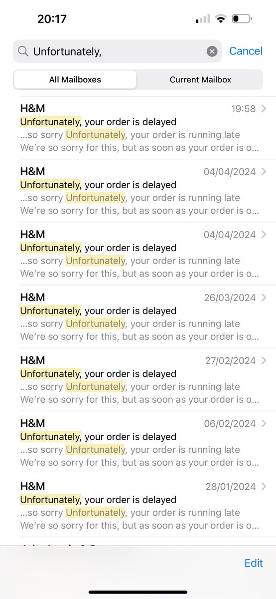 @hm_custserv Please improve your delivery service. Surely there is something better to offer than 1x option that is ALWAYS delayed.