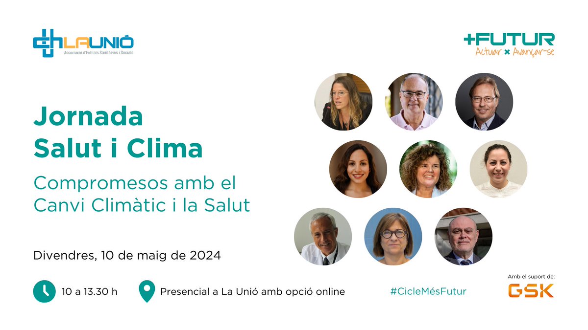 🌍 Jornada Salut i Clima: Compromesos amb el canvi climàtic i la salut 📅 10 de maig | 10 a 13:30h Parlarem amb Elena Villalobos (@WHO), @ToniTrilla (@hospitalclinic), @DrSantacreu, @abarnadas (@accioclimatica) i més ✍ Programa i inscripcions: uch.cat/comunicacio/ac…