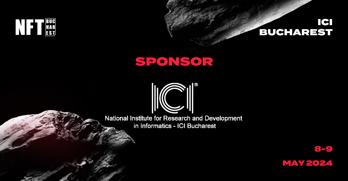 NFT Bucharest: May 8-9 🚀 (@nft_bucharest) on Twitter photo Sponsor Announcement 🥁
Let's welcome <a href="/ICIBucharest/">ICI Bucharest</a> as our Platinum Sponsor for #NFTBucharest!
For +50y the National Institute for Research and Development in Informatics (ICI Bucharest) has been a pioneer in the ICT sector in Romania & we are excited to have them on board! 🎉 Sponsor Announcement 🥁
Let's welcome <a href="/ICIBucharest/">ICI Bucharest</a> as our Platinum Sponsor for #NFTBucharest!
For +50y the National Institute for Research and Development in Informatics (ICI Bucharest) has been a pioneer in the ICT sector in Romania & we are excited to have them on board! 🎉