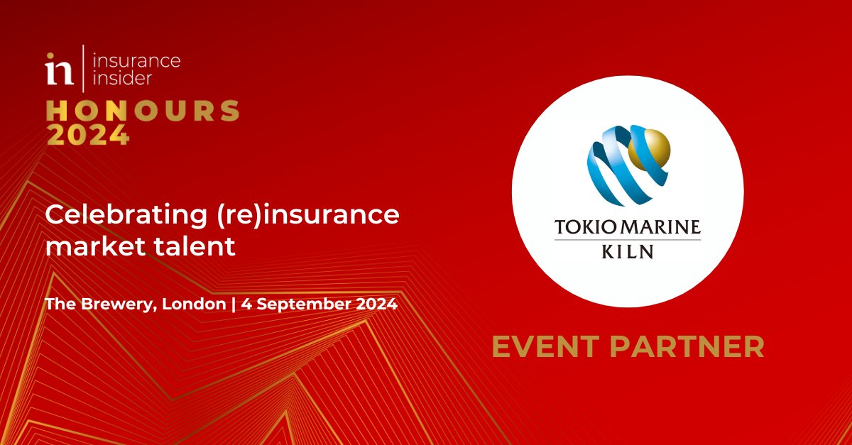 TMK is proud to be sponsoring the ‘InsurTech Product of the Year’ Award @InsuranceInsider Awards 2024. We will join industry leaders to celebrate and recognise this talent on 4 Sept. Visit insuranceinsider.com/honours/. Entries close 2 May. Good luck! #insurtech #InsiderHonours