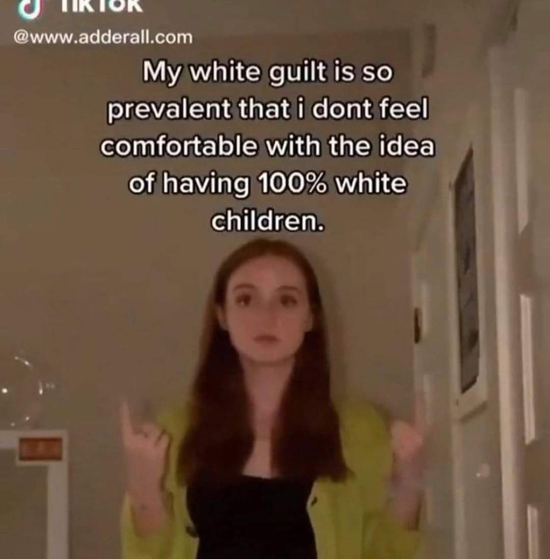 White guilt is a mental disorder.

This is sad. It’s OK to be White.