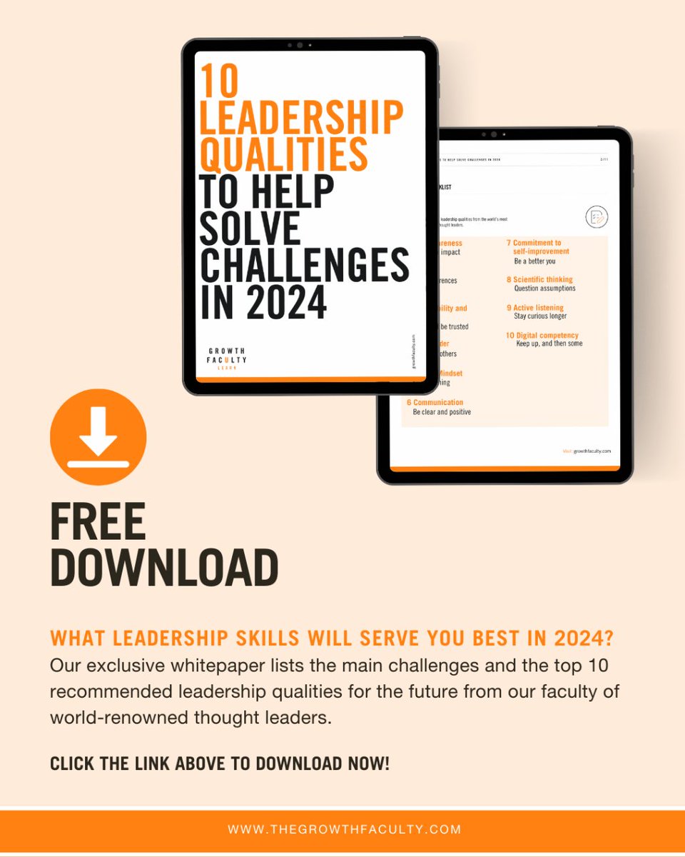 Discover the leadership skills essential for tomorrow! In a world marked by constant flux, leaders face unprecedented pressures. What does the latest research reveal? Download our exclusive whitepaper now >>> i.mtr.cool/dmqmjjfsfu