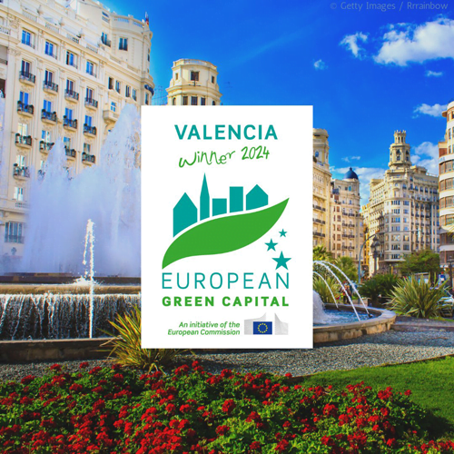 🌍València, the #EuropeanGreenCapital! 👉Proud to be recognised as leaders in #Sustainability and committed to #Ecology and quality of life. ➡️Let's continue working for a greener and healthier future! Together we build a more vibrant and better future city! 🤝