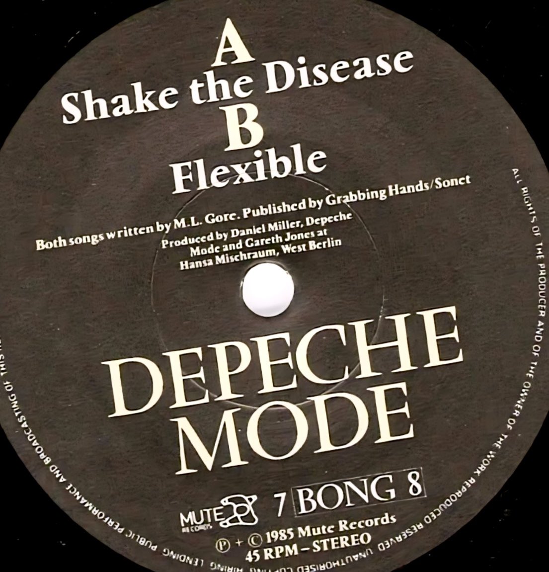 Depeche Mode 
Shake The Disease 

29 April 1985

@NewWaveAndPunk #depechemode #80s #music #vinylsingle #records #vinylrecords