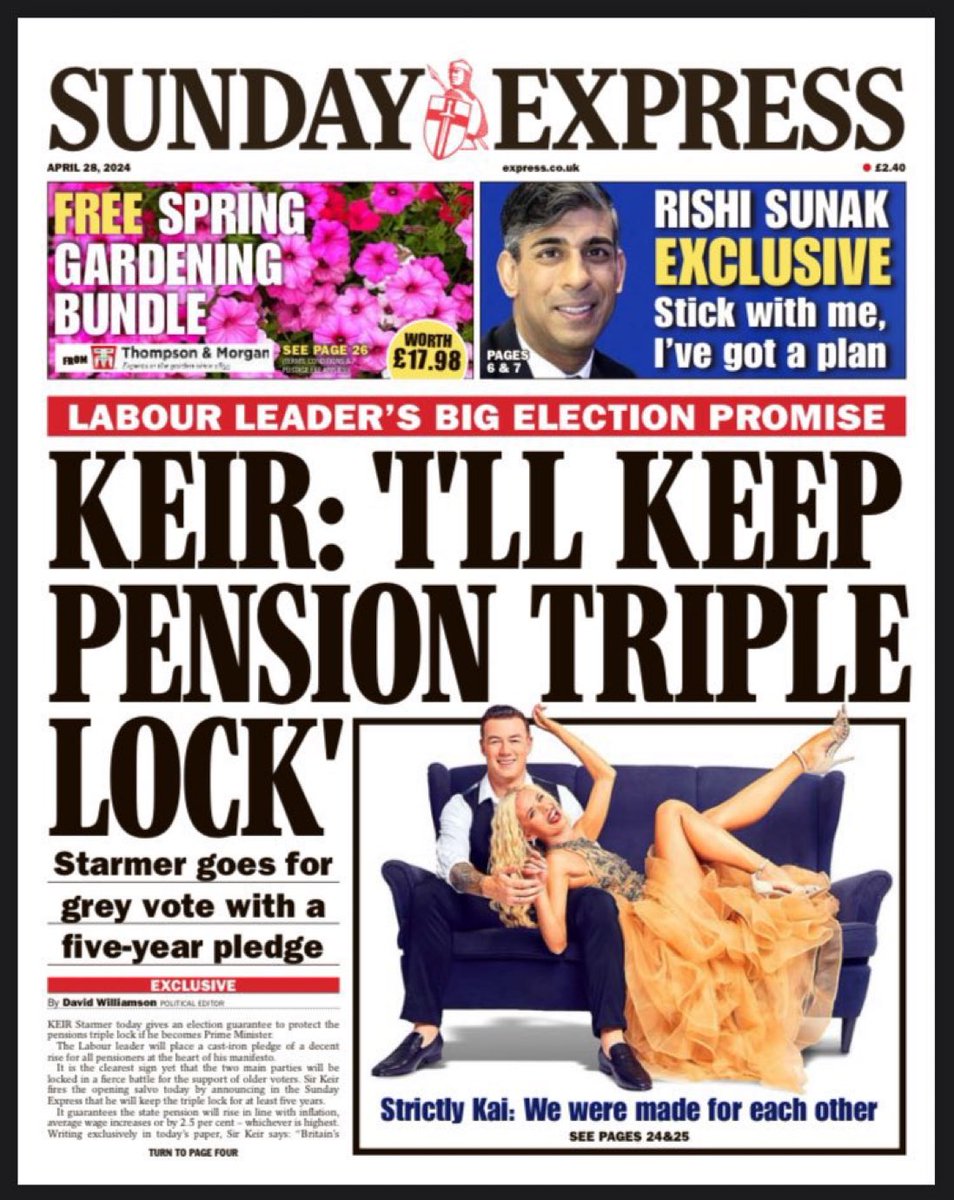 Pensioners in Medway deserve security so Labour will guarantee the triple lock. The Tory £46 billion bombshell puts the state pension at risk.