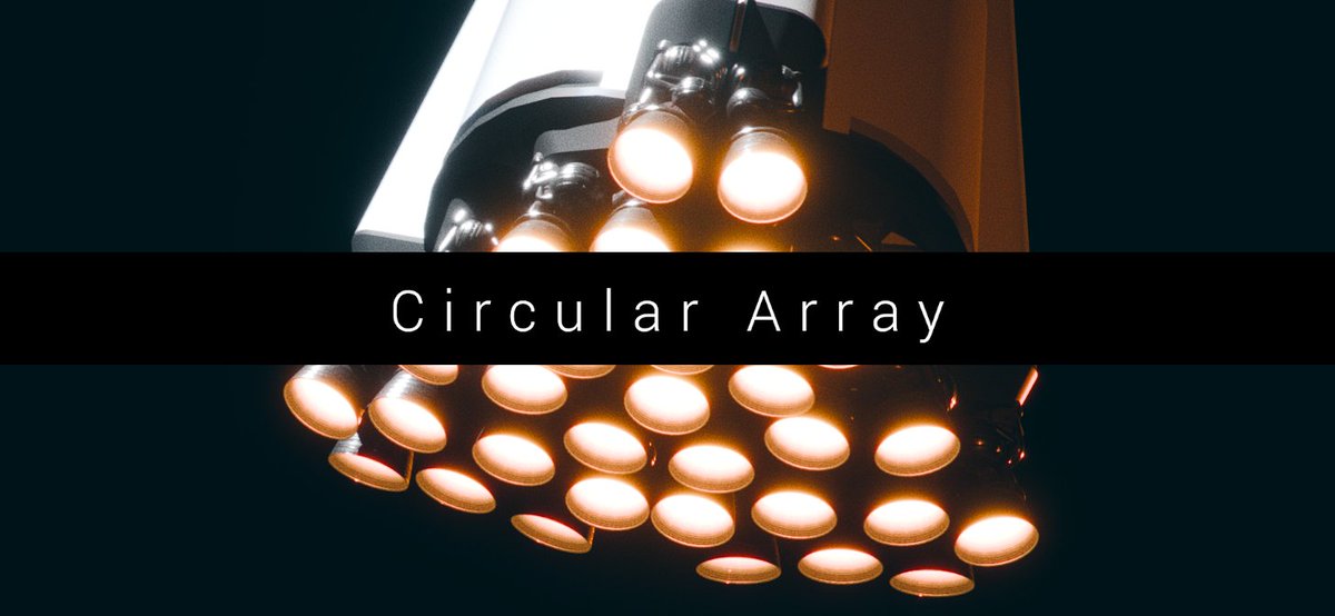 How to create a circular array - Quick tutorial blendernation.com/2024/04/29/how… #blender #blender3d #b3d