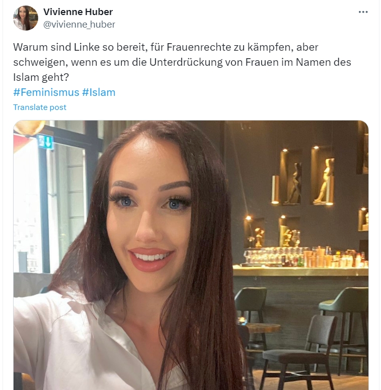 Warum schwenken Rechte die Fahne der #Frauenrechte immer nur, wenn es um den #Islam geht, propagieren ansonsten aber #Antifeminismus und ein Frauenbild aus den 30er-50er Jahren? @vivienne_huber #NoSVP #Schweiz