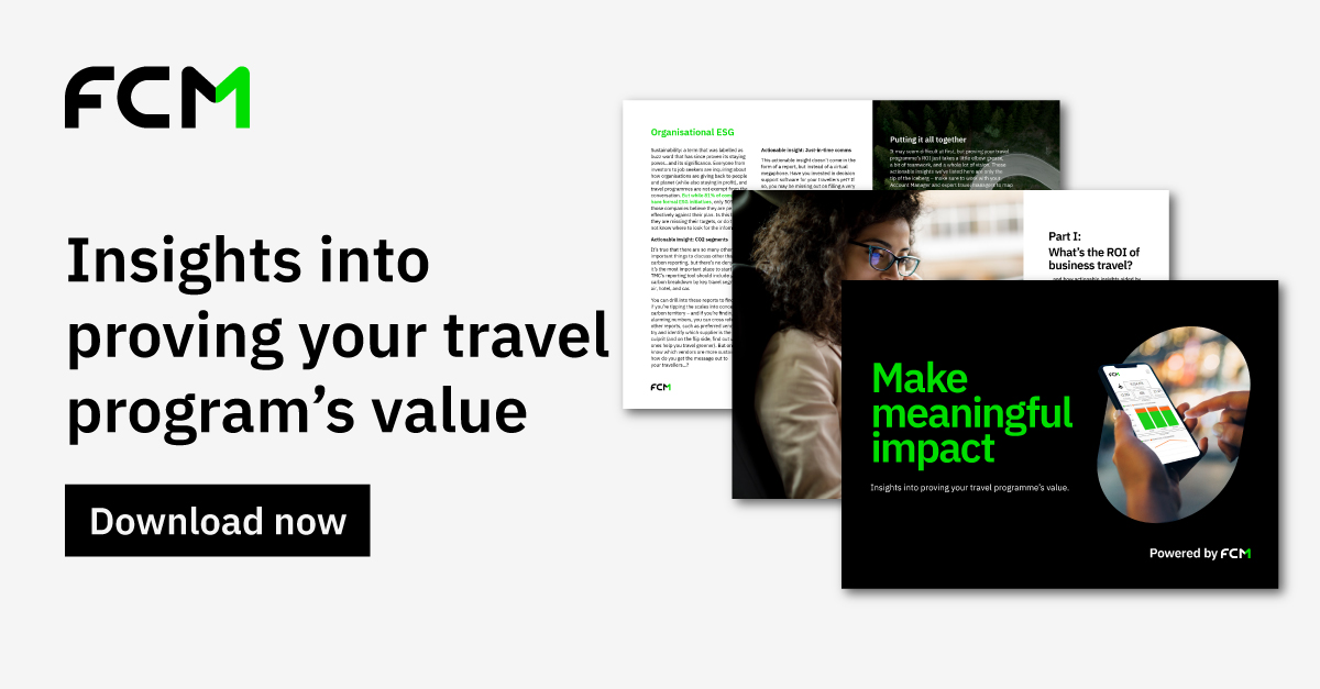 Don't get blindsided by cost savings only; actionable insights can help you prove value that goes beyond financials. Here's how you can discover how to make a meaningful impact: okt.to/M7dOQh

#DataDrivenTravel #SuperchargeTech #BusinessTravel #TravelSolutions #FCM