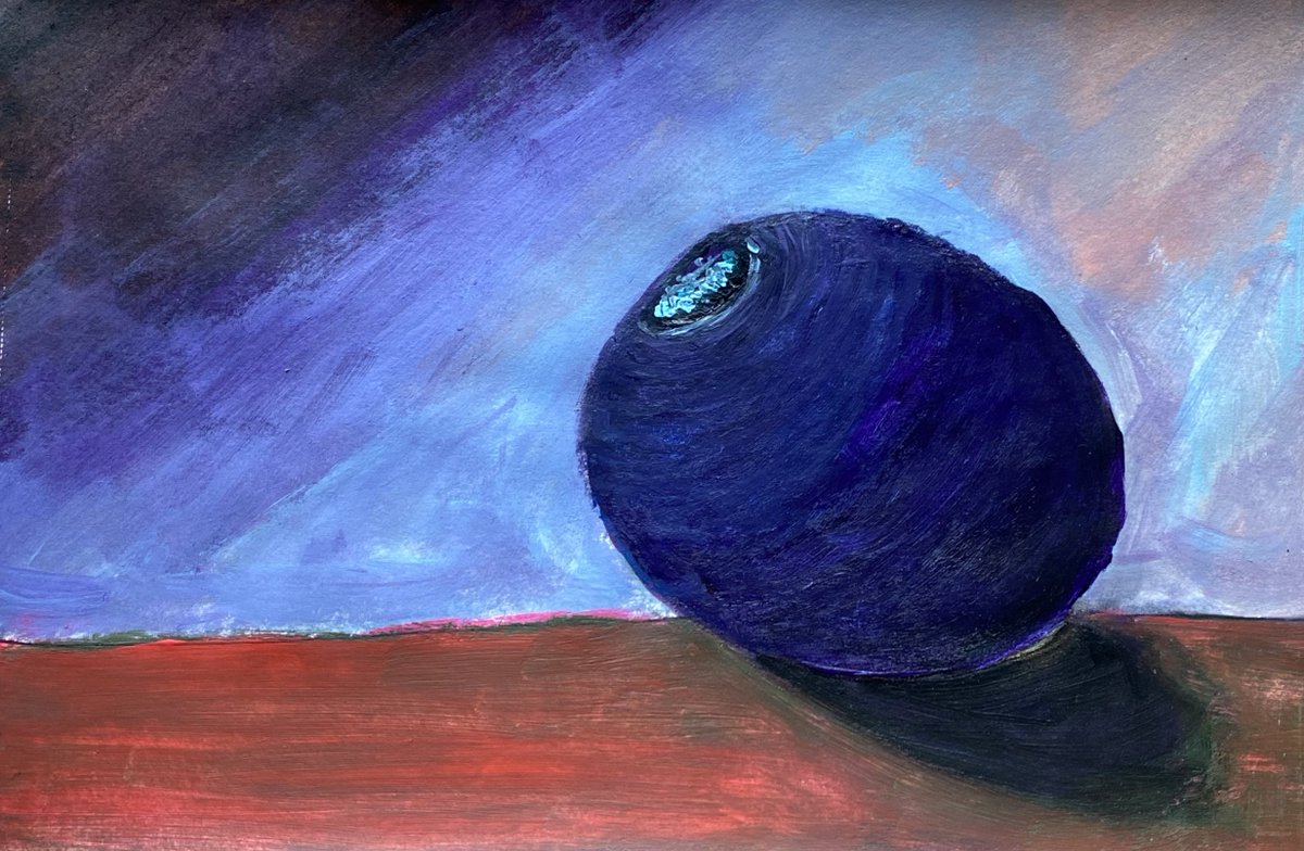 Acrylic painting, title;
“Sphere of Silence.”

'Stay close to people who make you feel like it's okay to be yourself,' 
Painting on skissbok paper, measurements; 14.8 cm x 21.0 cm. From Sweden. 

#community #friendship  #connection #art #artist #education #business #KizuruArts
