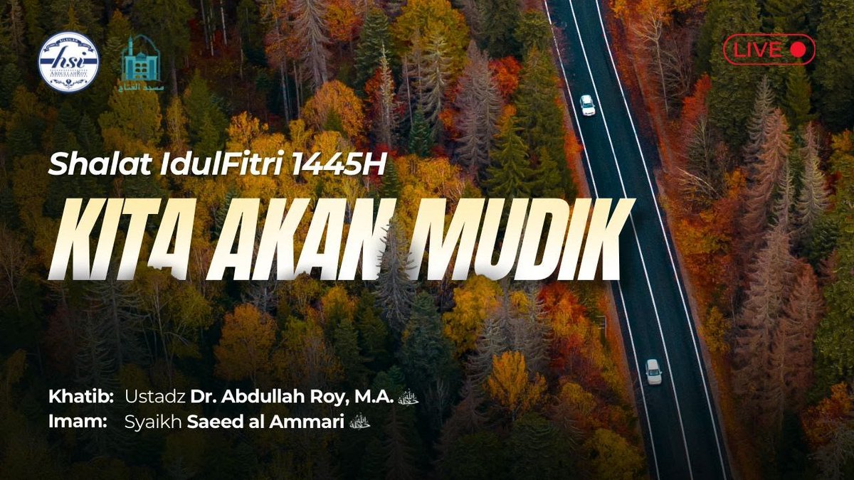 Kita Akan Mudik #Khutbah Idul Fitri 1445H youtube.com/watch?v=X_i94i… HSI Abdullah Roy