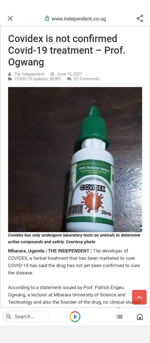 COVIDEX HERBAL IN UGANDA