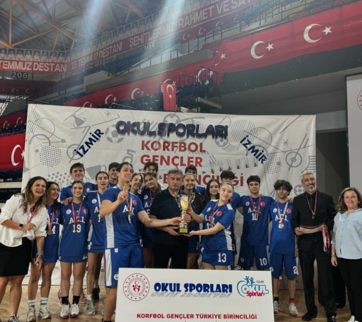 Okul Sporları Korfbol Gençler Türkiye Birinciliği Müsabakaları sona erdi.
Dereceye giren takımlarımızı tebrik ederiz.
📍Halkapınar Spor Salonu