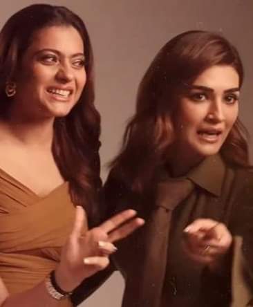 #Kajol drops BTS video from #DoPatti photoshoot featuring #KritiSanon