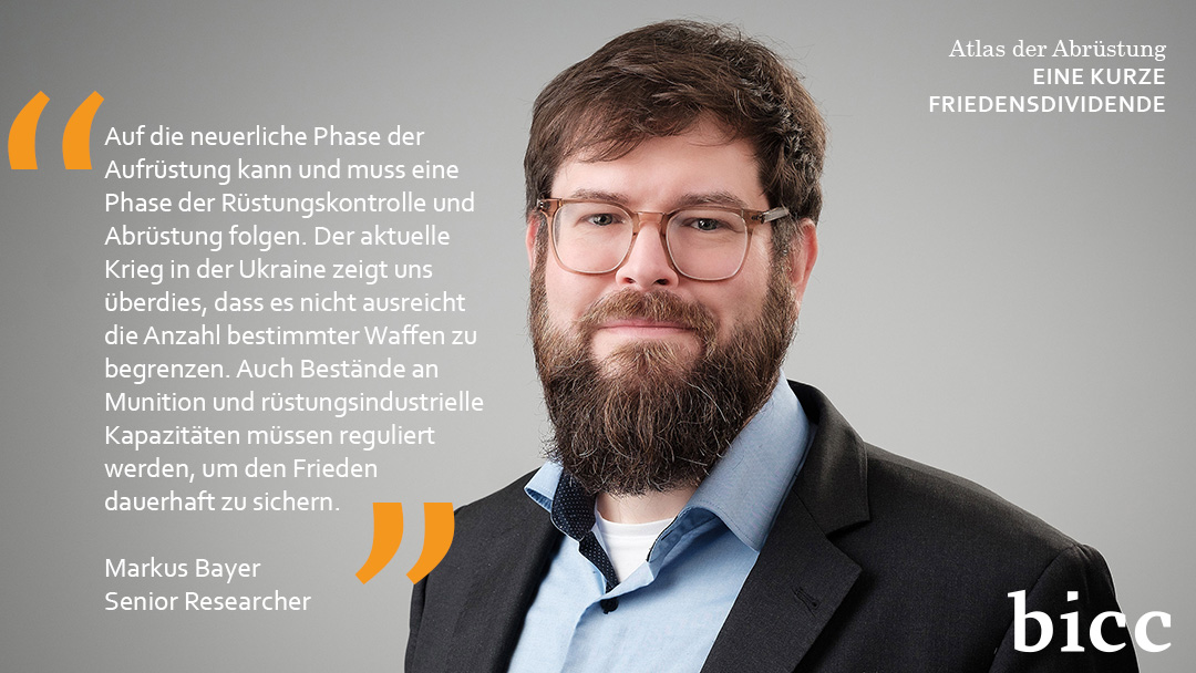 Welche Chance und Möglichkeiten liegen in der globalen #Abrüstung? Im neuen 'Atlas der Abrüstung' eine kurze Friedensdividende von unserem Senior Researcher Markus Bayer ➡ bit.ly/4dfKREC