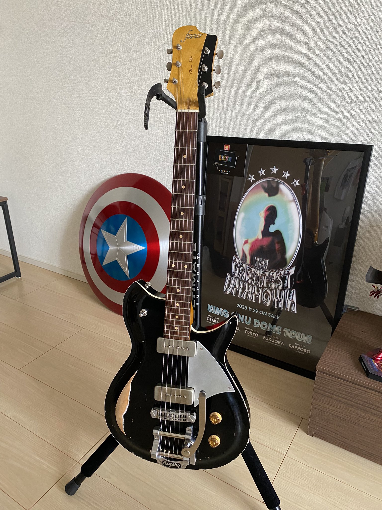 【自作】Fano RB6 ピックガード 自作】Fano RB6 ピックガード - メルカリ