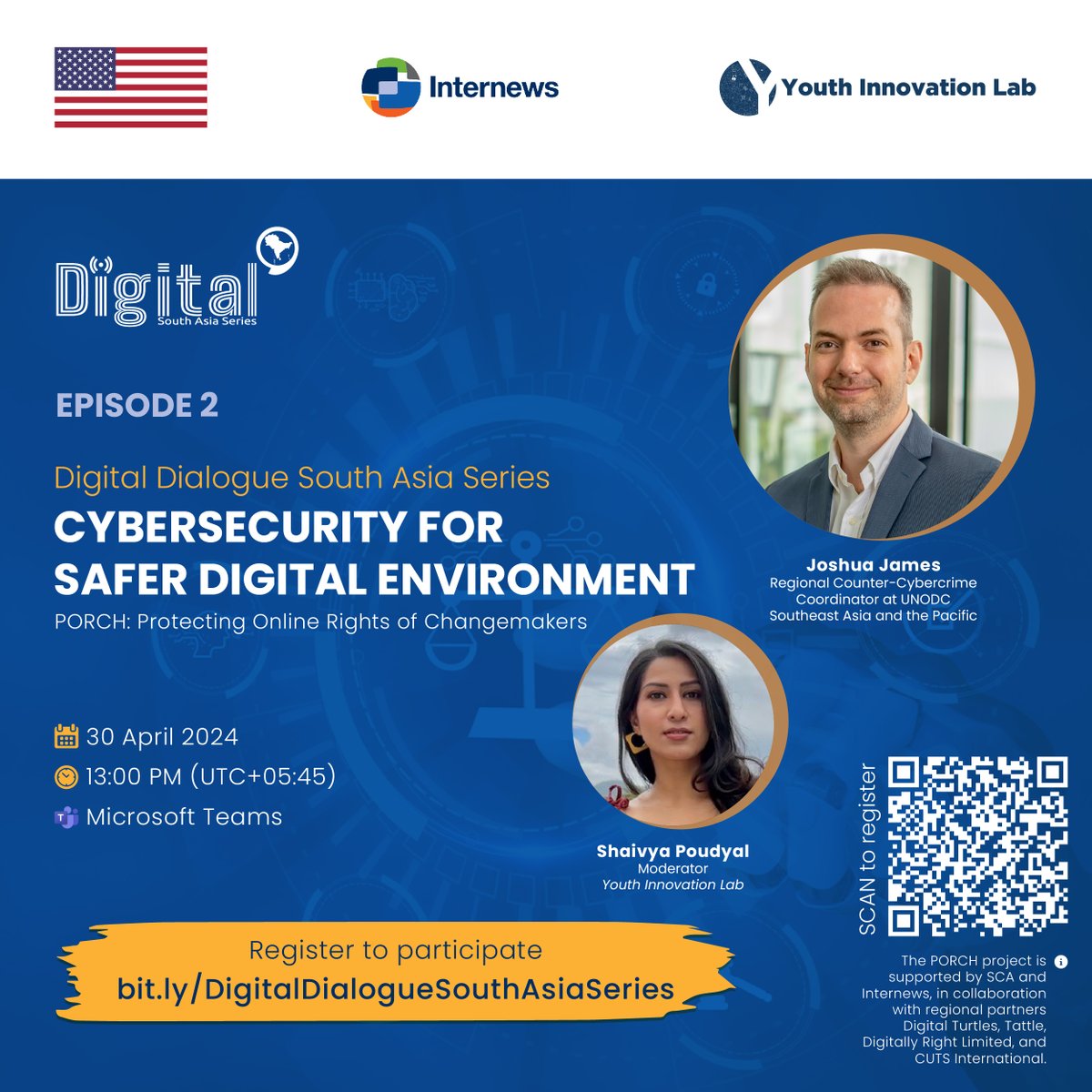 Tune in to @YILabNepal's event on April 30, 12:45pm IST

It will explore the intersection of #cybersecurity and #digitalrights, emphasizing the importance of secure digital environments for fostering freedoms.

Register here - events.teams.microsoft.com/event/8a65c6fb…