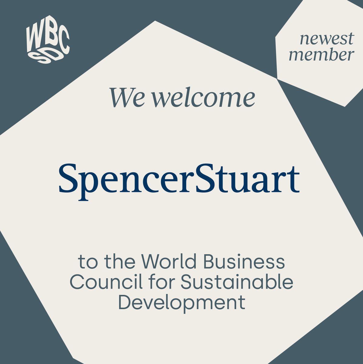 👏 We welcome @SpencerStuart as the newest member of WBCSD! A leading global executive search & #leadership advisory firm, Spencer Stuart will help us empower organizations to make impactful decisions that benefit the planet & society. wbcsd.org/Overview/News-…