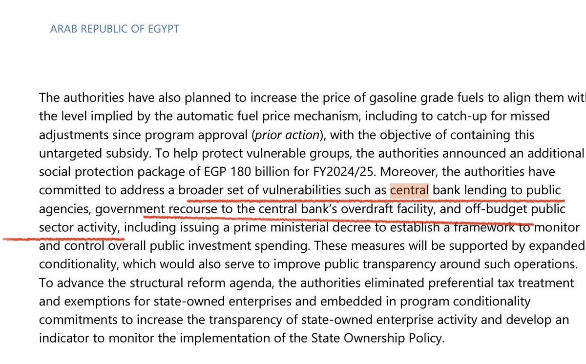 صندوق النقد الدولي، صرح من ٤ أيام ان كل مشروعات مصر العملاقة أخذت فلوسها من البنوك المصرية وبالدولار😂