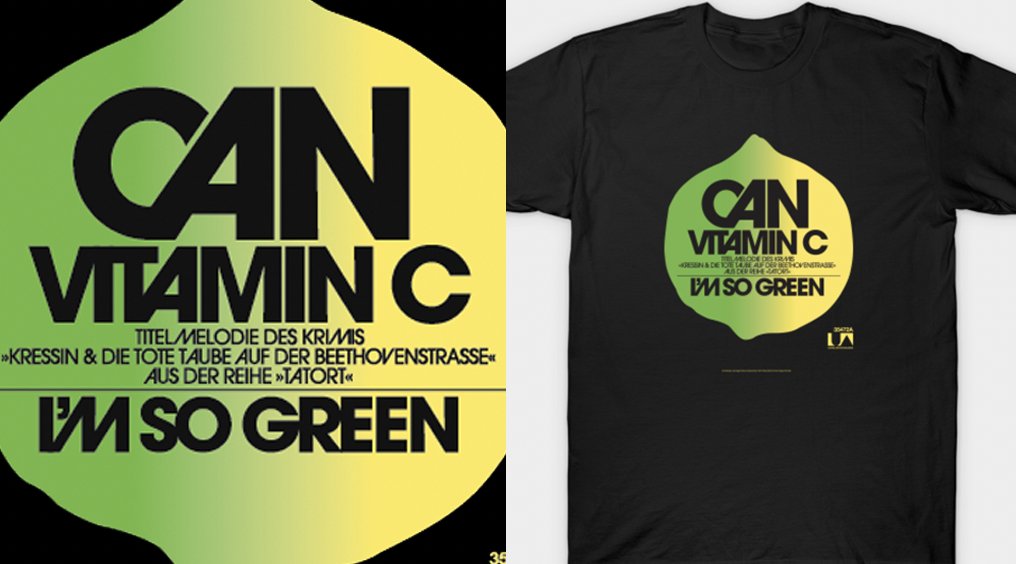 CAN - Vitamin C / I'm So Green TEEPUBLIC: bit.ly/3GeJJ2F #can #canband #krautrock #egebamyasi