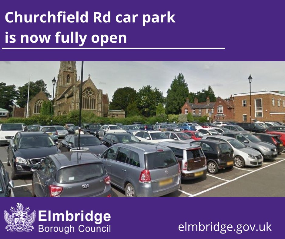 Churchfield car park in Weybridge is now fully open. ow.ly/tHE150Rqmai